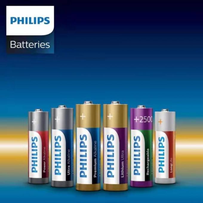 Baterías duraderas adicionales ultra alcalinas para todo el mediados de a la alta batería del tamaño de PHILIPS Ultra Alkaline AA de los dispositivos del dren