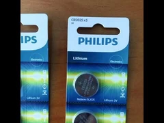 Pila de botón OEM Philips Cr2025 para control remoto de coche
