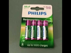 Las baterías recargables NIMH 2500mAh MSDS de Philips AA del coche del juguete aprobaron