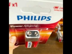 Pilas alcalinas AA del poder del uso 9V Philips de la vida 500mAh para el coche eléctrico de los niños