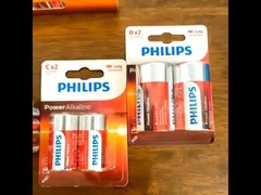 Pilas alcalinas secas del tamaño de la batería 1,5 V PHILIPS C 7500mAh para los telecontroles de la linterna